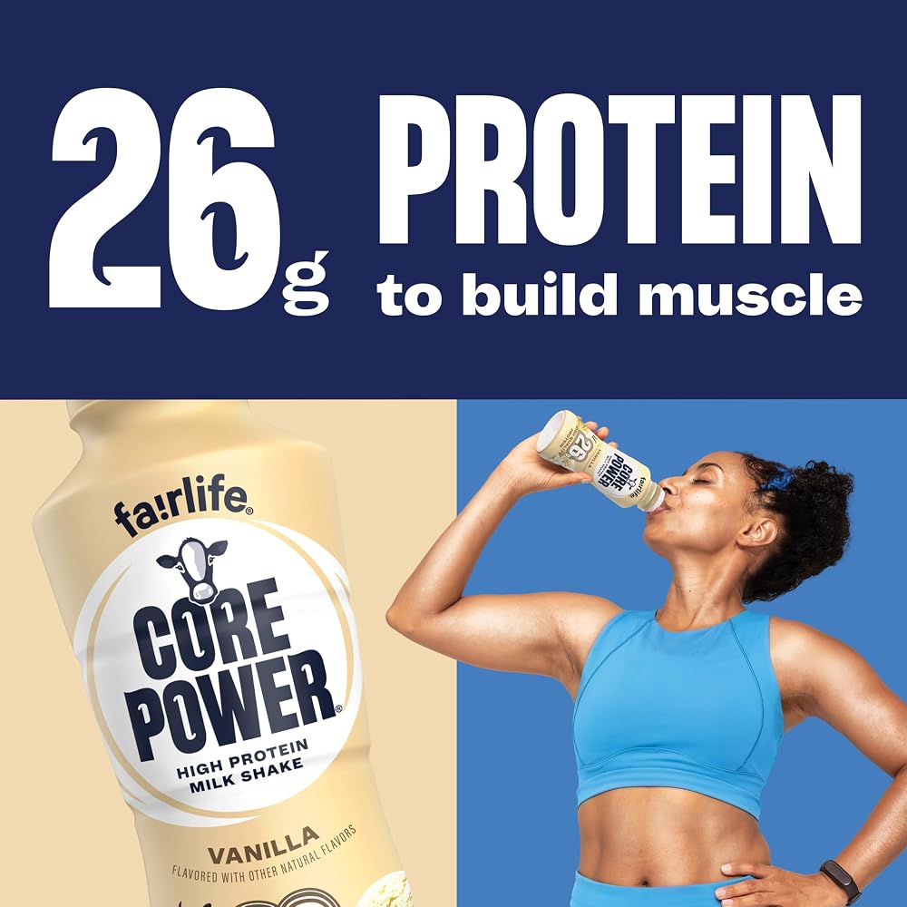 Core Power High Protein (26g) Shake. Vanilla. 14 fl oz