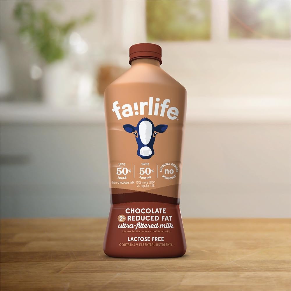 fairlife 2% Chocolate Ultra-Filtered Milk. Lactose Free. 52 fl oz