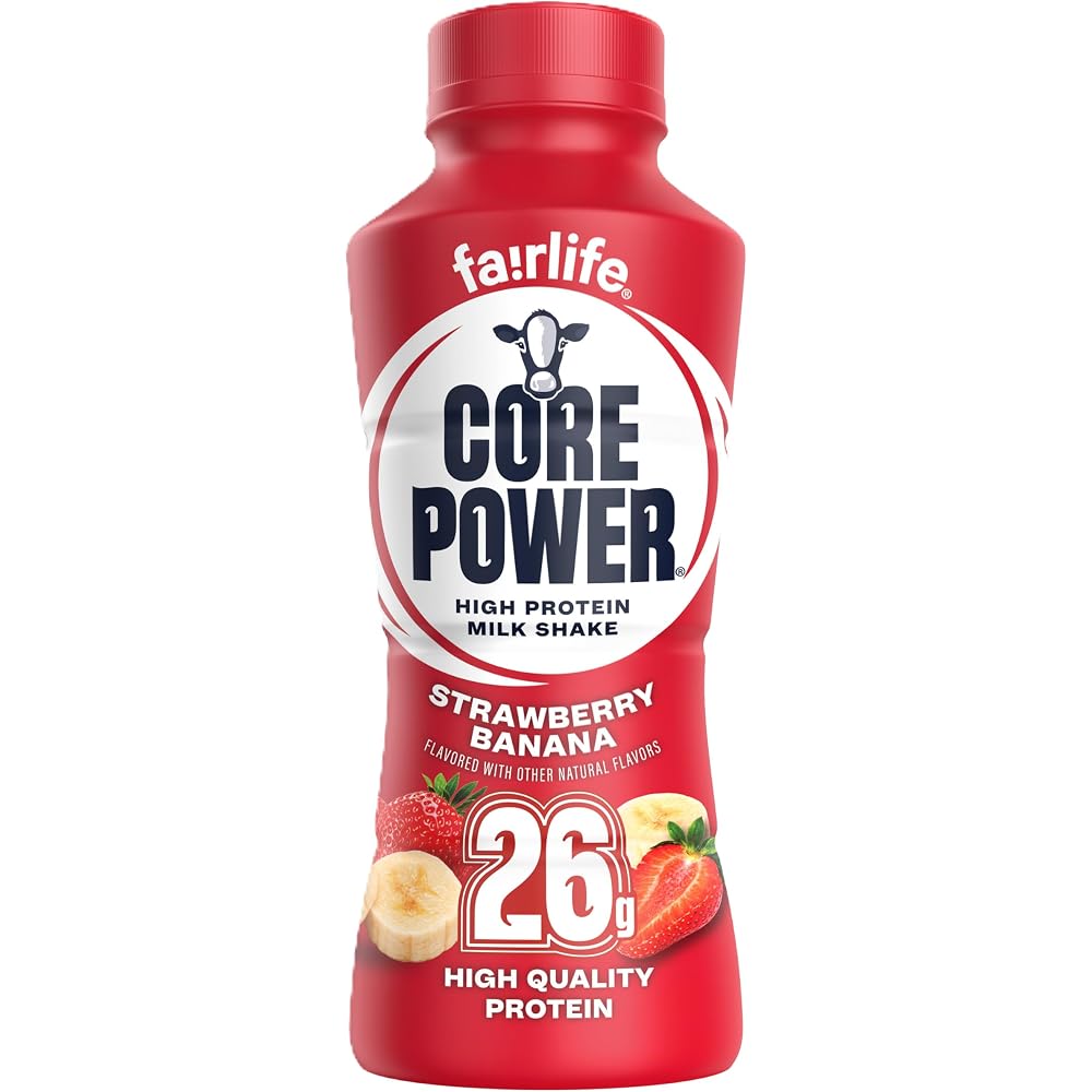 Core Power High Protein (26g) Shake. Strawberry Banana. 14 fl oz
