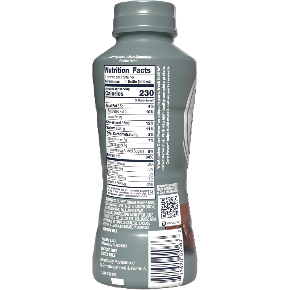 Core Power Elite High Protein Shake (42g). Chocolate. 14 Fl oz