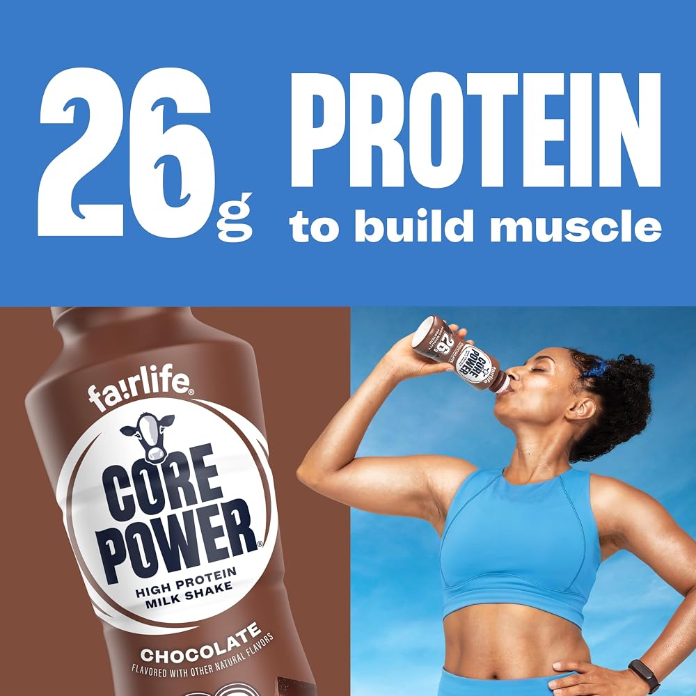 Core Power High Protein (26g) Shake. Chocolate. 14 fl oz